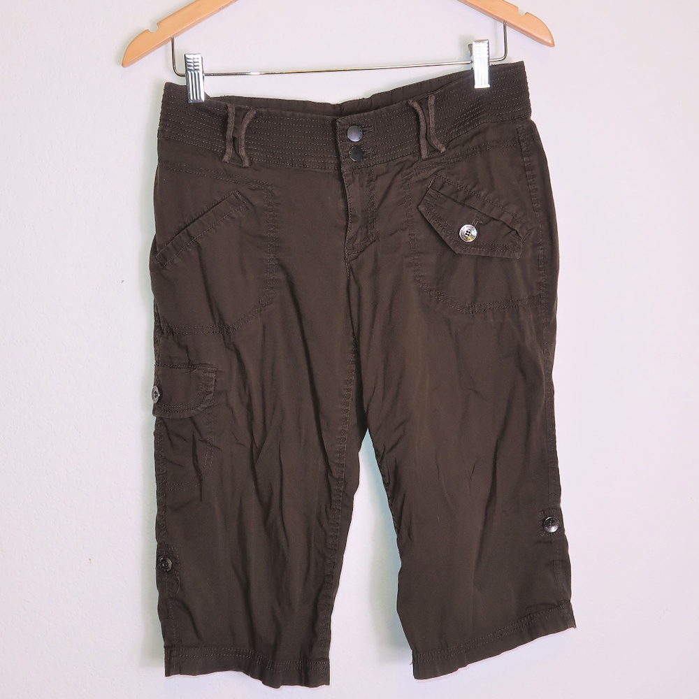 DKNY JEANS, Brown Capris, size 6